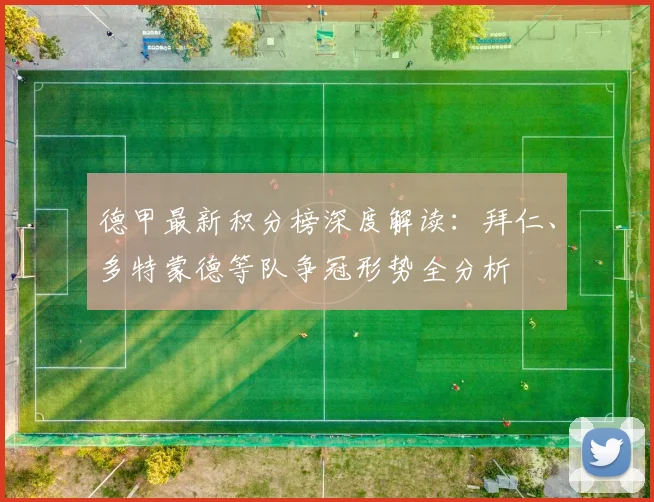 德甲最新积分榜深度解读：拜仁、多特蒙德等队争冠形势全分析